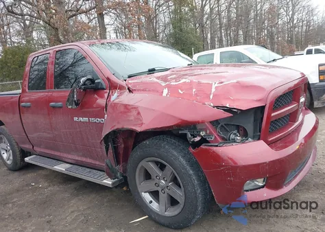 2012 Ram 1500 St из США, поврежденный, VIN 1C6RD6FT7CS282105